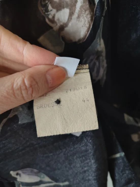 European Wide Peter Pan Collared Poet-Core Foral Blouse - large/xlarge - Picture 6 of 6